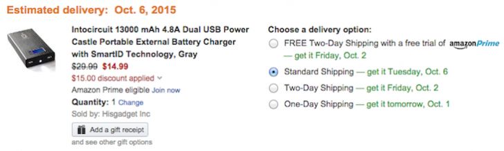 Fotografía - [Offre Alerte] Intocircuit 13000mAh USB Dual-batterie externe est seulement 14,99 $ Après 15 $ Coupon Sur Amazon